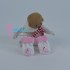 Махровые розовые носки для куклы реборн девочки