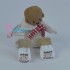 Махровые коричневые носочки для куклы реборн, новорождённого