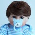 Реборн кукла мальчик с голубыми глазами (арт.016-8)