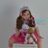 Hello Kitty. Кукла реборн девочка с длинными волосами