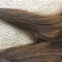 Натуральные волосы коричневый 56 см срез. Славянские натуральные волосы для кукол реборн