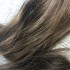 Натуральные волосы коричневый 53 см срез. Славянские натуральные волосы для кукол реборн