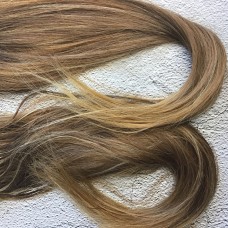 Натуральные волосы русый  54 см