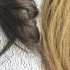 Натуральные волосы коричневый 39 см срез. Славянские натуральные волосы для кукол реборн